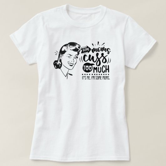 Retro-Mamas und T - Shirt (Design vorne)
