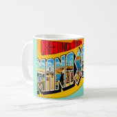 Retro Manasquan NJ Kaffeetasse (Vorderseite Links)