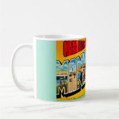Retro Manasquan NJ Kaffeetasse (Links)