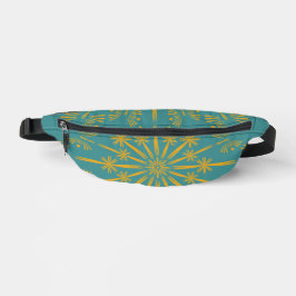 Retro Mandala Aquamarin Fanny Pack Bauchtasche