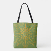 Retro Mandala Avocado Tasche (2 Größen) (Rückseite)