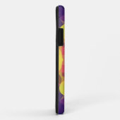 Retro Mandala Blume Gelb Rosa und Lila Case-Mate iPhone Hülle (Hinten/Rechts)