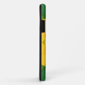 Retro Mandala Blume grün und gelb Case-Mate iPhone Hülle (Hinten/Rechts)