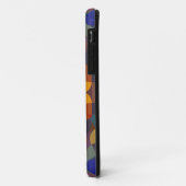 Retro Mandala Blume Orange Blue und Green Case-Mate iPhone Hülle (Hinten/Links)