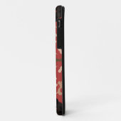 Retro Mandala Blume Rot und Braun Case-Mate iPhone Hülle (Hinten/Links)