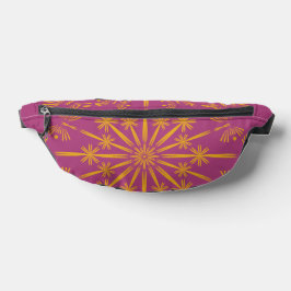 Retro Mandala Boysenberry Fanny Pack Bauchtasche