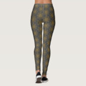 Retro Mandala Dusk Leggings (Rückseite)