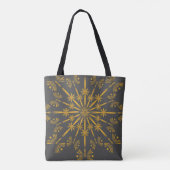 Retro Mandala Dusk Tasche (2 Größen) (Rückseite)