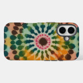Retro Mandala Gefärbte Krawatte Case-Mate iPhone Hülle (Rückseite (Horizontal))