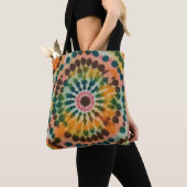 Retro Mandala Gefärbte Krawatte Tasche (Von Nahem)