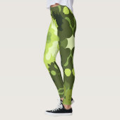 Retro Mandala Green Leggings (Links)