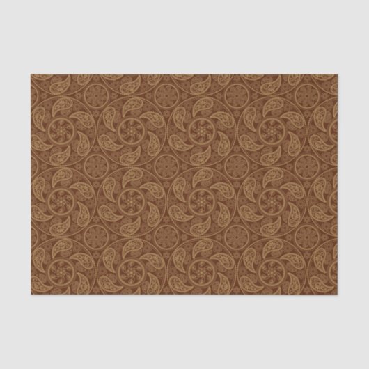 Retro-Mandala-Muster Seidenpapier (Vorderseite)