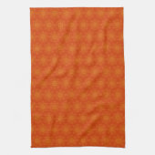 Retro Mandala Papaya Küchentuch (Vertikal)