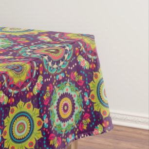 Retro Mandala Pattern Tischdecke