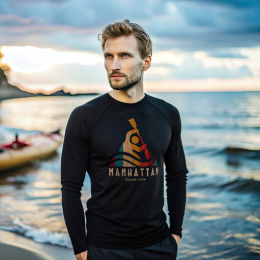 Retro Manhattan Kayaking T-Shirt