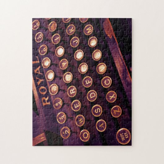 RETRO MANUAL TYPEWRITER JIGSAW PUZZLE (Vertikal)