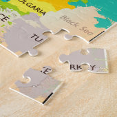 Retro Map of Europe. Puzzle (Seite)