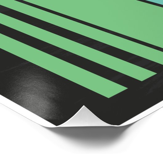 Retro Marathon Poster (Ecke)