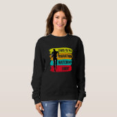 Retro Marathoner Runner Running This Is My Maratho Sweatshirt (Vorne ganz)