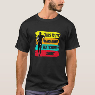 Retro Marathonläuferin, das ist mein Maratho T-Shirt