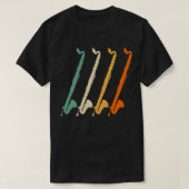 Retro Marching Band Bass Clarinet Hoodie T-Shirt (Design vorne)