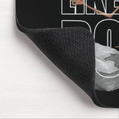 Retro Marcus The Worm I Don't Like This Rock Mousepad (Ecke)