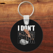 Retro Marcus The Worm I Don't Like This Rock  Schlüsselanhänger (Vorderseite)