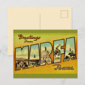 Retro Marfa Texas Gruß Postkarte (Vorne/Hinten)