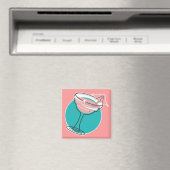 Retro-Margarita-Design Magnet (In Situ (Geschirrspüler))