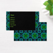 Retro Margeriten in grün blau schwarz (Schreibtisch)
