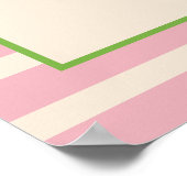 Retro Margs & Matrimony Bachelorette Herzlich Will Poster (Ecke)