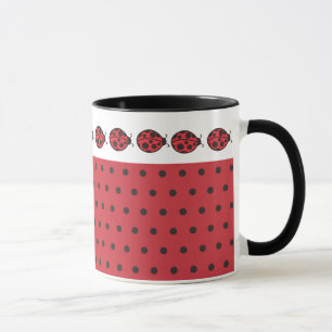Retro Marienkäfer-Tasse Tasse