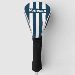 Retro-Marine-Dreipinnestreifen mit Namen Golf Headcover