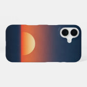 Retro Marine Horizont iPhone 16 Hülle (Rückseite (Horizontal))