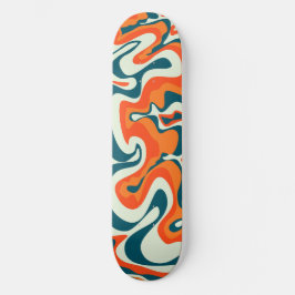 Retro-Marmor-60er Skateboard