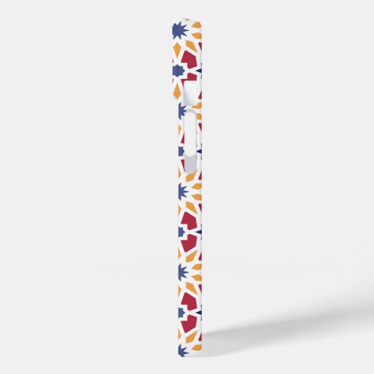 Retro marokkanisches Zellije Muster mit Namen Case-Mate iPhone Hülle (Rückseite / Links)