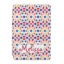 Retro marokkanisches Zellije Muster mit Namen