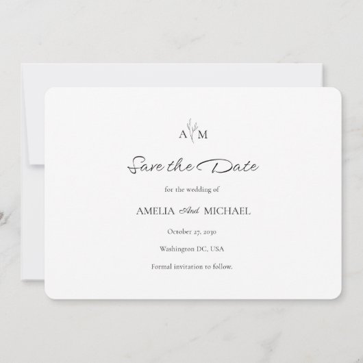 Retro Maroon Foto Hochzeit Speichern Sie die Datum (Rückseite)