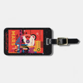 Retro Mars Historic Sites Weltraumtourismus Gepäckanhänger (Vorderseite horizontal)