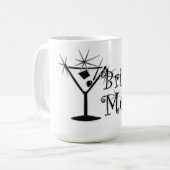 Retro Martini - Brautmutter Kaffeetasse (Vorderseite Links)