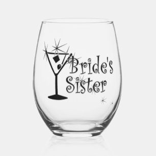 Retro Martini - Brides-Schwester Weinglas Ohne Stiel