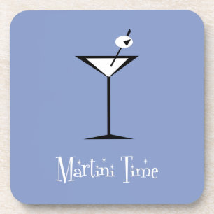 Retro Martini Getränkeuntersetzer
