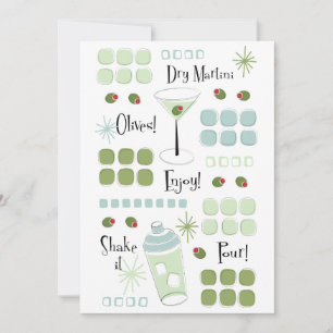 Retro Martini Mitte des Jahrhunderts modern