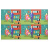 Retro Martini-Paar-Gewebe Stoff (Fat Quarter (45,7 x 55,9 cm))