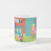 Retro Martini-Paar-mattierte GlasTasse Mattglastasse (Mittel)