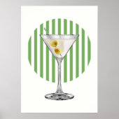 Retro Martini Poster (Vorne)