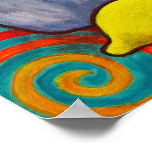 Retro Martini Poster von Lisa Lorenz (Ecke)