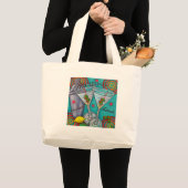 Retro Martini-Taschen-Tasche Jumbo Stoffbeutel (Vorderseite (Produkt))