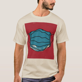 Retro-Maske Bleib Cool Design T-Shirt