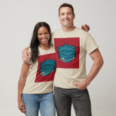 Retro-Maske Bleib Cool Design T-Shirt (Unisex)